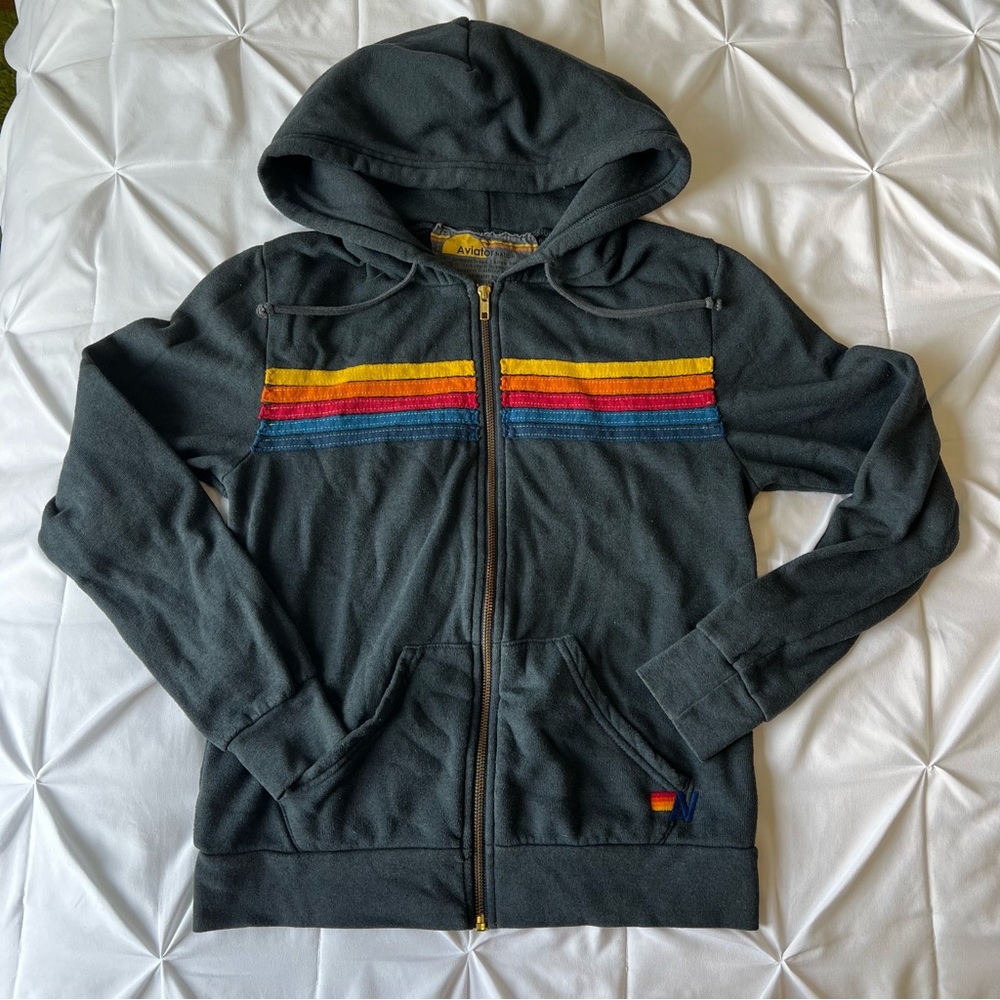 Aviator Nation Zip Up Hoodie